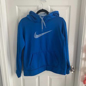 Royal Cloud Blue Nike Sweater With Hoodie